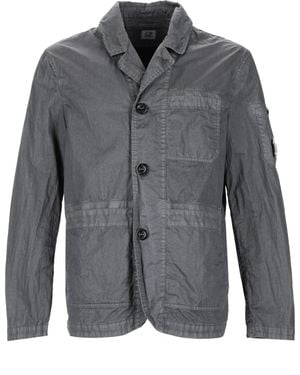 C.P. Company C. P. Company Regular Fit Lightweight Jacket - Grey
