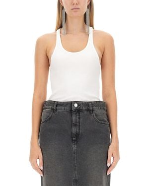 Isabel Marant Top Con Logo - Grigio