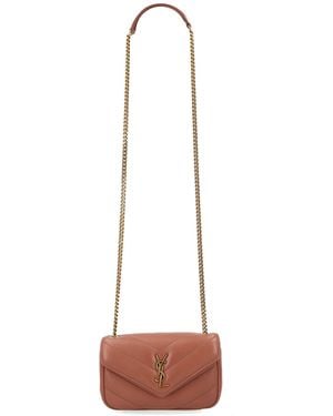 Saint Laurent Borsa "Loulou" Mini - White