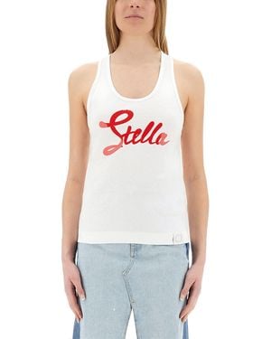 Stella McCartney Regular Fit Tank Top - White