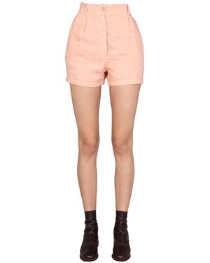 Aspesi Wide Leg Shorts - Pink