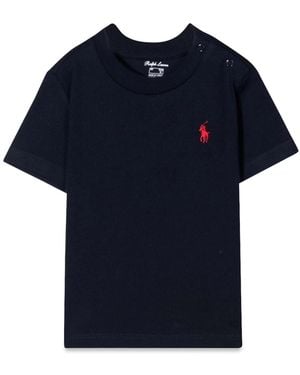 Polo Ralph Lauren T Shirt With Logo - Blue