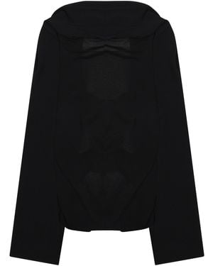 Alberta Ferretti Elegant Top - Black