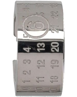 MM6 by Maison Margiela Ear Cuff "Numeric" - Grey