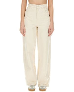 Max Mara Wide Trousers - Natural
