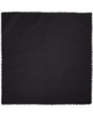 Saint Laurent Square Scarf - Black