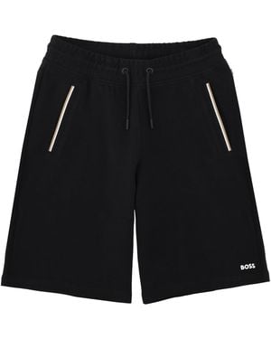 BOSS Shorts Con Vita Elasticizzata - Black
