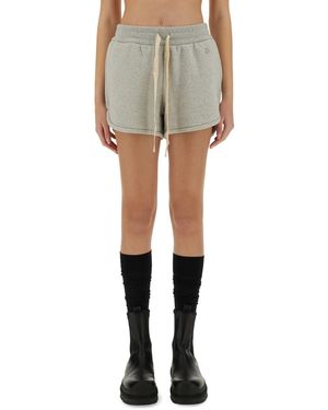 Jil Sander Cotton Terry Shorts - Grey