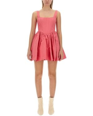 STAUD Landscap Dress - Red