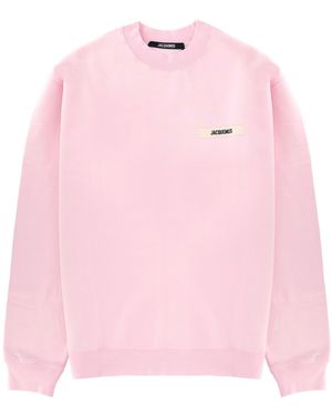 Jacquemus Crew Neck Sweatshirt - Pink