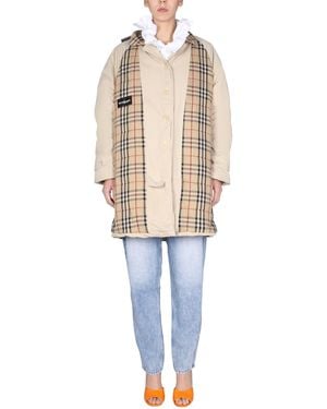 1/OFF Trench Remade Burberry Reversible - Natural