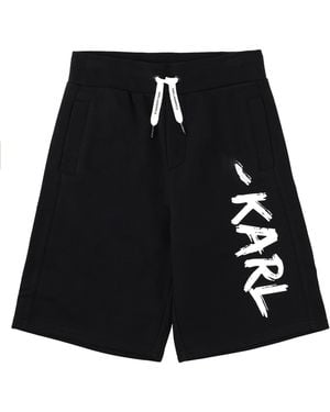 KARL LAGERFELD Short Con Logo - Black