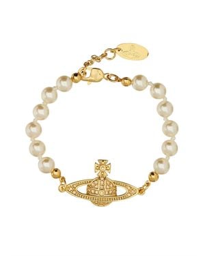 Vivienne Westwood Bracciale "Mini Bas Relief" - Metallic