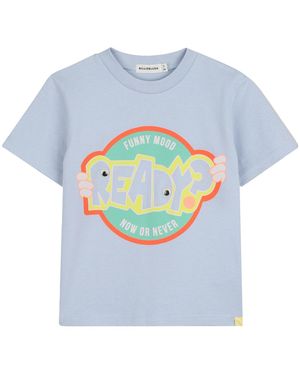 Billieblush T-Shirt Con Stampa - Blue
