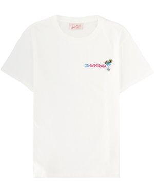 MC2 Saint Barth Mini Cotton T-Shirt For - White