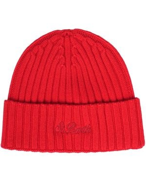 MC2 Saint Barth Ribbed Hat - Red