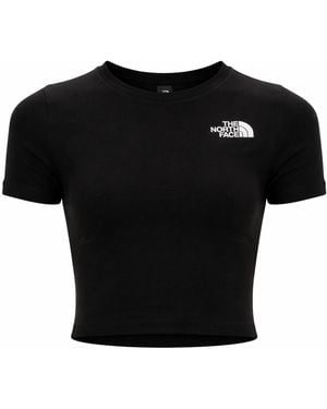 The North Face Cropped T-Shirt - Black