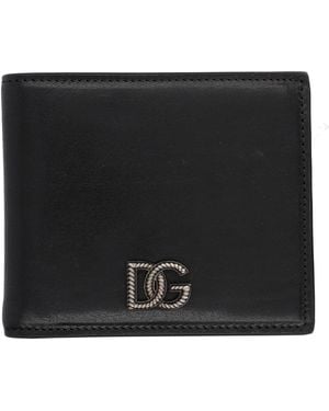 Dolce & Gabbana Wallet With Logo - Black