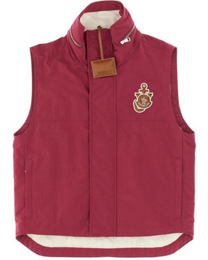 Moncler Genius Tryfan Padded Vest 1 Jw Anderson - Red