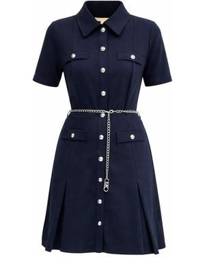 MICHAEL Michael Kors Mini "Scuba" Dress - Blue