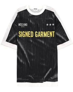 Moschino Signed Garment Tshirt - Black