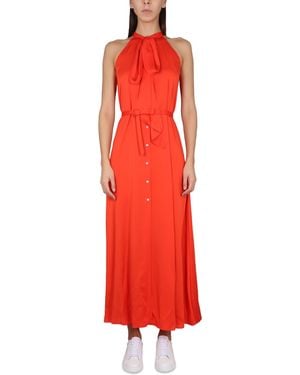 Aspesi Belted Dress - Red