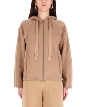 Max Mara "Omelia" Sweatshirt - Natural