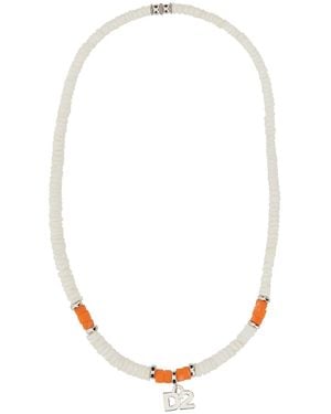 DSquared² COLLANA CON LOGO - Bianco