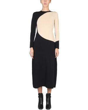 Tory Burch Stylish Colourblock Dress For - Black