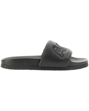 Ambush Leather Slide Sandal - Gray