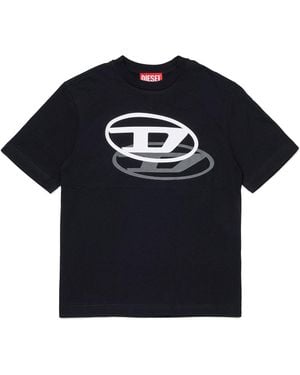 DIESEL T Shirt With Logo - Blue