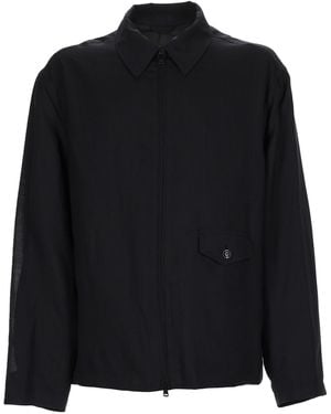 Our Legacy Solid Shirt Collar Jacket - Black