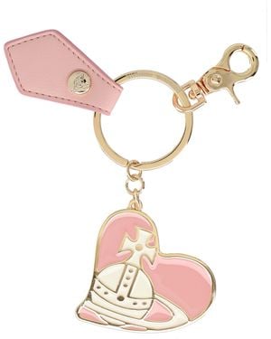 Vivienne Westwood Keychain "Orb Heart" - Pink