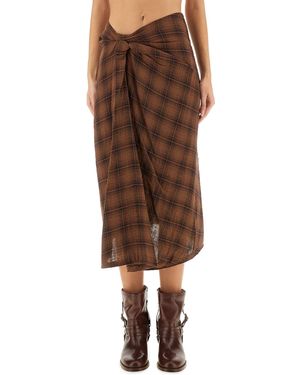 Isabel Marant Nicole Skirt - Brown