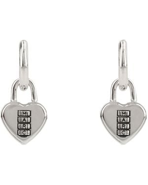 Marc Jacobs Orecchini "Heart Padlock" - Metallic