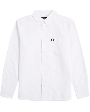Fred Perry Camicia Con Logo - White