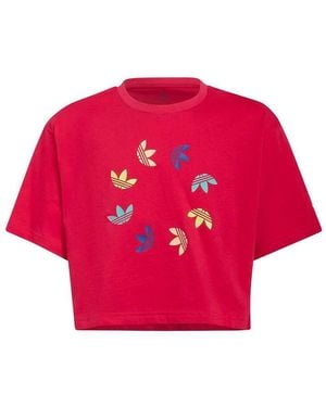 adidas Originals Cropped T-Shirt - Red