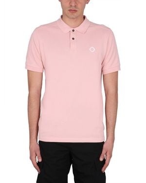 Ma Strum Ma. Strum Polo Con Logo - Rosa