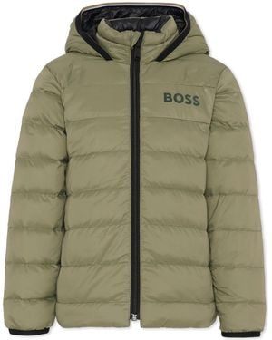 BOSS Reversible Down Jacket - Green