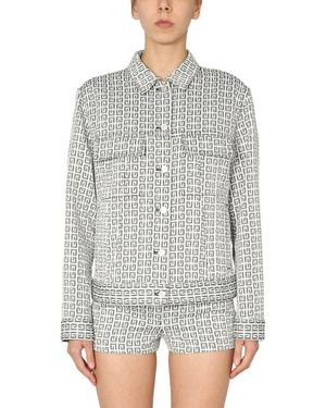 Givenchy Giacca 4G in jacquard - Grigio
