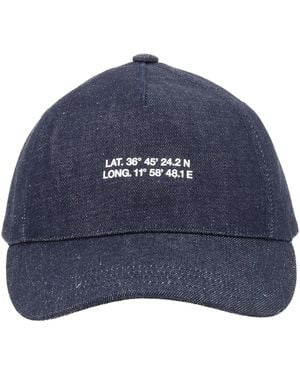 A.P.C. A. P.C. Cappello Da Baseball "Eden Boussole" - Blue