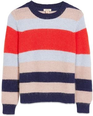 Bellerose Striped Shirt - Red