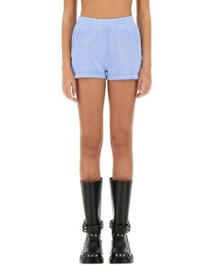 T By Alexander Wang Essential" Shorts - Blue