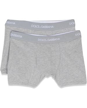Dolce & Gabbana Dolce & Gabbana Bi-Pack Boxer - Grey