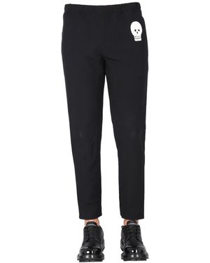 Alexander McQueen jogging Trousers With Embroidered Skull - Multicolour