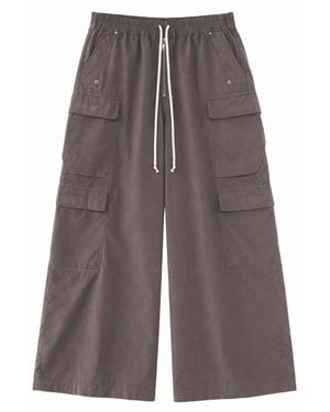 Rick Owens High-Waisted Cargo Trousers - Brown