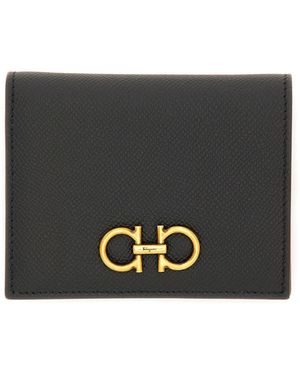 Ferragamo Portafoglio Gancini - Nero
