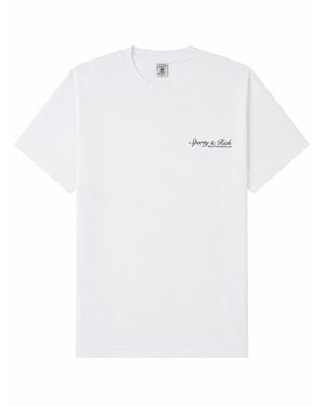 Sporty & Rich T-Shirt "Syracuse" - White