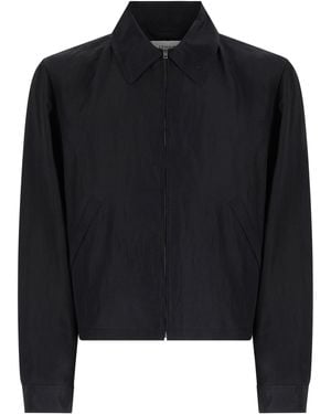 Lemaire Giacca Crop Con Zip - Black