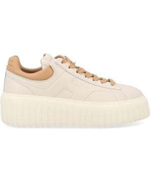 Hogan Sneaker "H-Stripes" - Natural